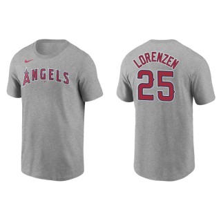 Men's Angels Michael Lorenzen Gray Nike T-Shirt