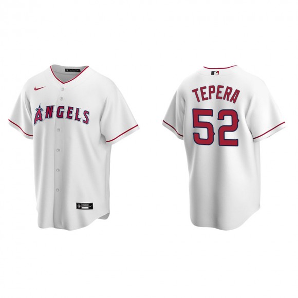 Men's Angels Ryan Tepera White Replica Home Jersey