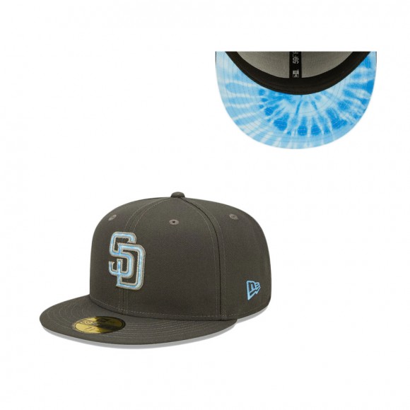 Men's San Diego Padres Graphite 2022 Father's Day On-Field 59FIFTY Fitted Hat