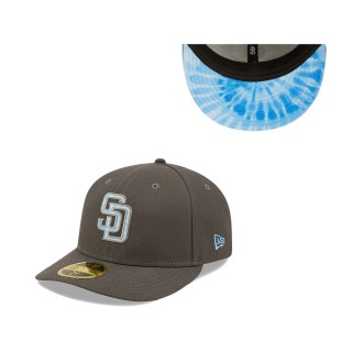 Men's San Diego Padres Graphite 2022 Father's Day On-Field Low Profile 59FIFTY Fitted Hat