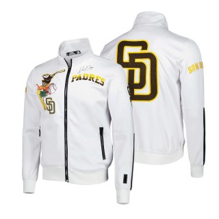 Men's San Diego Padres Pro Standard White Hometown Full-Zip Track Jacket