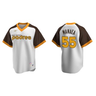 Men's Padres Sean Manaea White Cooperstown Collection Home Jersey