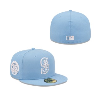 Men's Seattle Mariners Light Blue 35th Anniversary 59FIFTY Fitted Hat