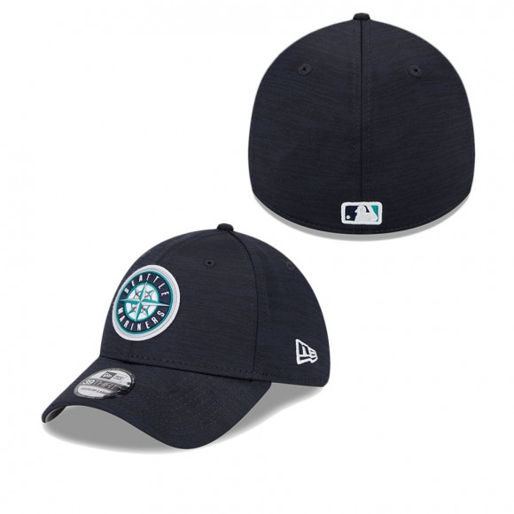 Men's Seattle Mariners Navy 2023 Clubhouse 39THIRTY Flex Hat