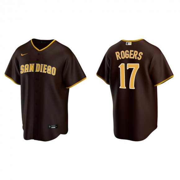 Men's Padres Taylor Rogers Brown Replica Road Jersey