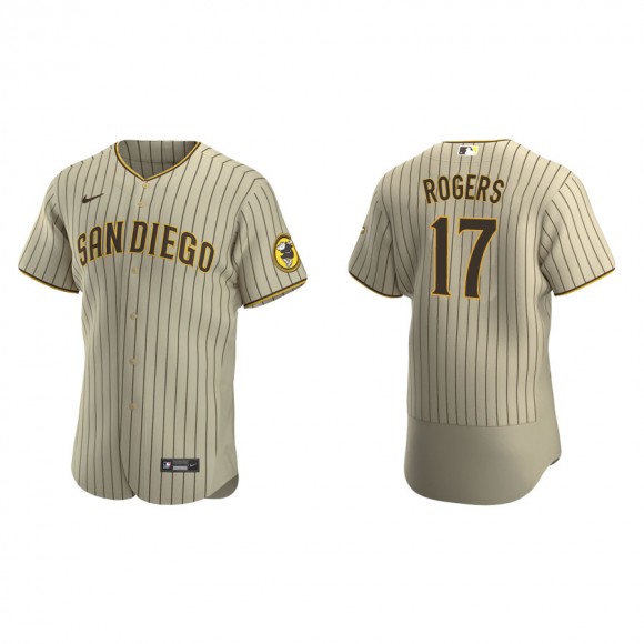 Men's Padres Taylor Rogers Tan Brown Authentic Alternate Jersey