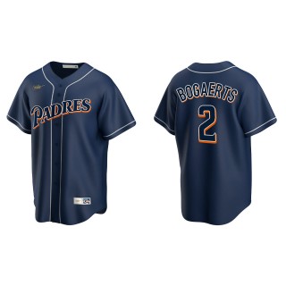 Men's San Diego Padres Xander Bogaerts Navy Cooperstown Collection Jersey