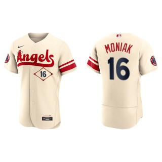 Mickey Moniak Men's Los Angeles Angels Nike Cream City Connect Authentic Jersey