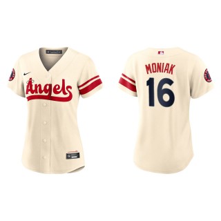 Mickey Moniak Women's Los Angeles Angels Nike Cream City Connect Replica Jersey