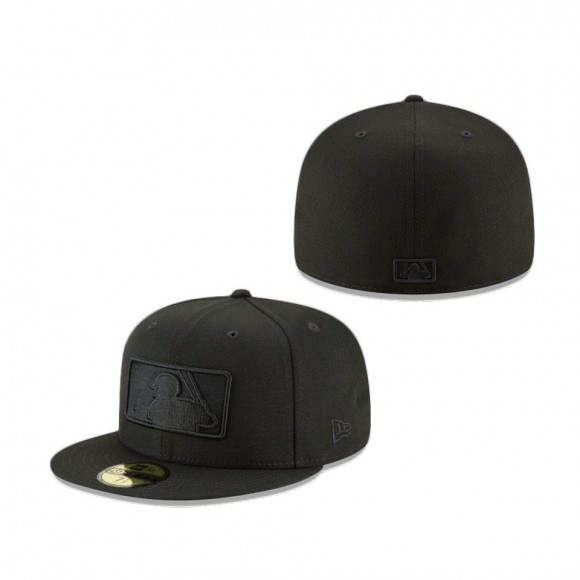 MLB Batterman Logo Blackout Basic Fitted Hat