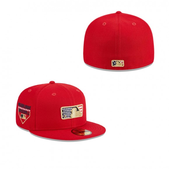 MLB Red 2023 Fourth of July 59FIFTY Fitted Hat