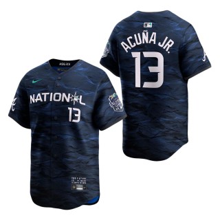 National League Ronald Acuna Jr. Royal 2023 MLB All-Star Game Limited Jersey