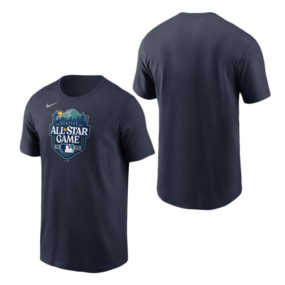 Navy 2023 MLB All-Star Game Logo T-Shirt