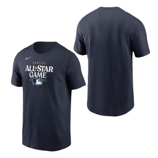 Navy 2023 MLB All-Star Game Wordmark T-Shirt