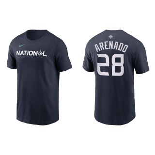 Nolan Arenado National League Navy 2023 MLB All-Star Game T-Shirt