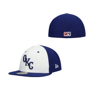 Oklahoma City Dodgers White Authentic Collection Team Alternate 59FIFTY Fitted Hat