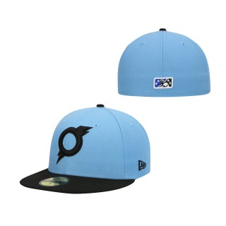 Omaha Storm Chasers Light Blue Authentic Collection Team Alternate 59FIFTY Fitted Hat