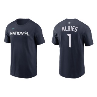 Ozzie Albies National League Navy 2023 MLB All-Star Game T-Shirt