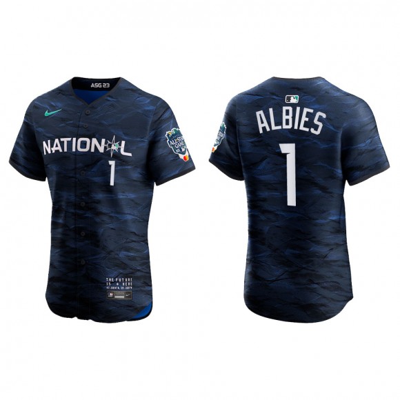 Ozzie Albies National League Royal 2023 MLB All-Star Game Vapor Premier Elite Jersey