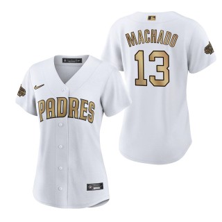 Women's Manny Machado San Diego Padres National League White 2022 MLB All-Star Game Replica Jersey