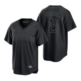 San Diego Padres Trent Grisham Black Pitch Black Fashion Replica Jersey