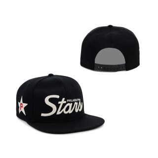 NLB Philadelphia Stars Rings & Crwns Black Snapback Hat