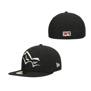 Quad Cities River Bandits Black Authentic Collection Team Alternate 59FIFTY Fitted Hat