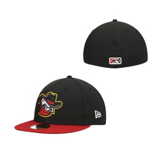 Quad Cities River Bandits Black Authentic Collection Team Home 59FIFTY Fitted Hat