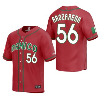 Randy Arozarena Mexico Baseball Red 2023 World Baseball Classic Replica Jersey