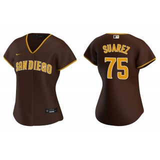 Women's San Diego Padres Robert Suarez Brown Replica Jersey