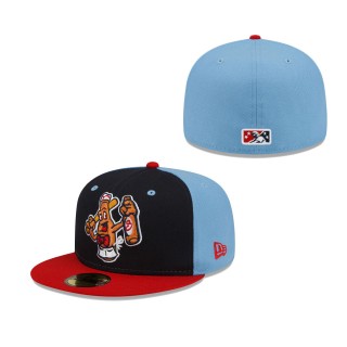 Salem Red Sox Navy Red Theme Night 59FIFTY Fitted Hat