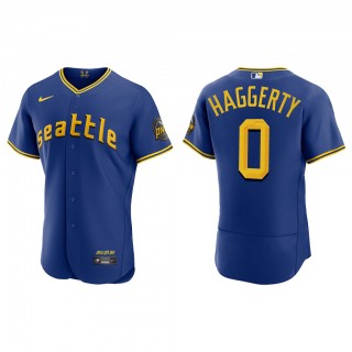 Sam Haggerty Seattle Mariners Royal 2023 City Connect Authentic Jersey