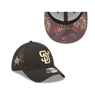 Men's San Diego Padres Black 2022 MLB All-Star Game 39THIRTY Flex Hat