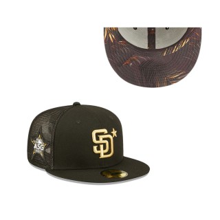 Men's San Diego Padres Black 2022 MLB All-Star Game On-Field 59FIFTY Fitted Hat