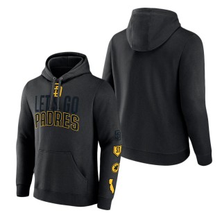 Men's San Diego Padres Black Bases Loaded Pullover Hoodie