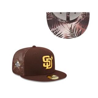 Men's San Diego Padres Brown 2022 MLB All-Star Game Workout 59FIFTY Fitted Hat