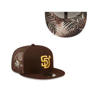 Men's San Diego Padres Brown 2022 MLB All-Star Game Workout 9FIFTY Snapback Adjustable Hat