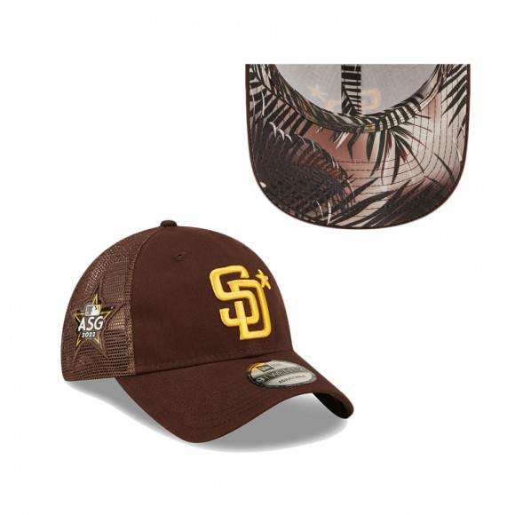 Men's San Diego Padres Brown 2022 MLB All-Star Game Workout 9TWENTY Adjustable Hat