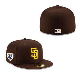 Men's San Diego Padres Brown 2023 Jackie Robinson Day 59FIFTY Fitted Hat