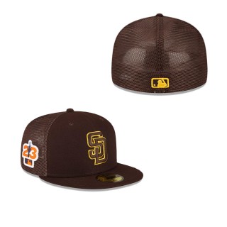 Men's San Diego Padres Brown 2023 Spring Training 59FIFTY Fitted Hat