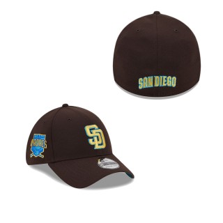 San Diego Padres Brown 2023 MLB Father's Day 39THIRTY Flex Hat