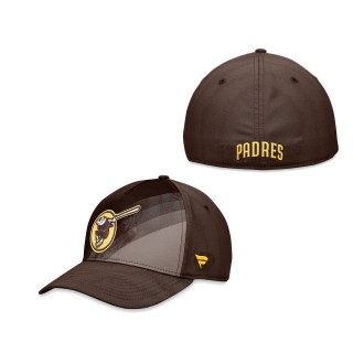 San Diego Padres Brown Iconic Gradient Flex Hat