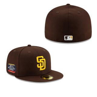 San Diego Padres Brown On-Field 2023 World Tour Mexico City Series 59FIFTY Fitted Hat