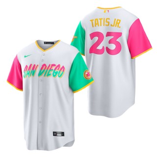 Men's San Diego Padres Fernando Tatis Jr. White 2022 City Connect Replica Player Jersey