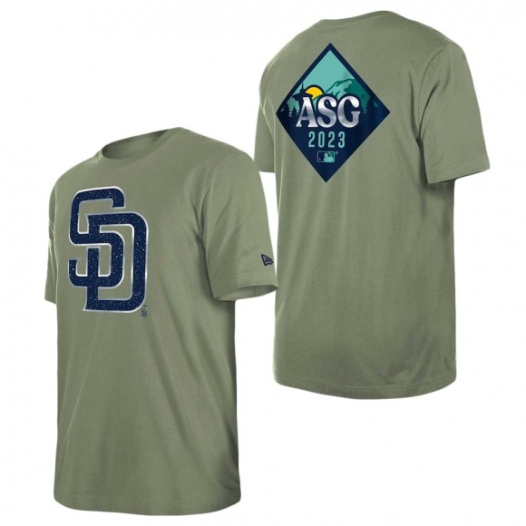 San Diego Padres Green 2023 All-Star Game Evergreen T-Shirt