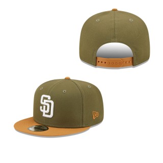 Men's San Diego Padres Green Brown Color Pack Two-Tone 9FIFTY Snapback Hat