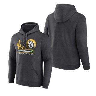 San Diego Padres Heathered Charcoal 2022 MLB Spring Training Cactus League Horizon Line Pullover Hoodie