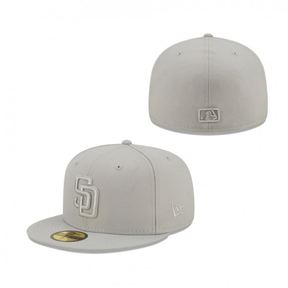 San Diego Padres Icon Color Pack 59FIFTY Fitted Hat Gray