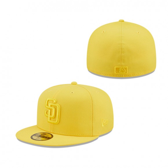 San Diego Padres Icon Color Pack 59FIFTY Fitted Hat Yellow