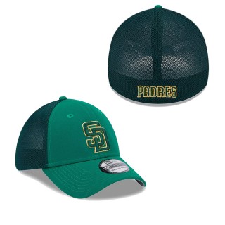 Men's San Diego Padres Kelly Green 2023 St. Patrick's Day 39THIRTY Flex Hat